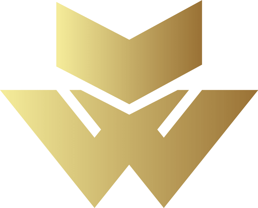 Web3sy logo in gold. Emerging technology education