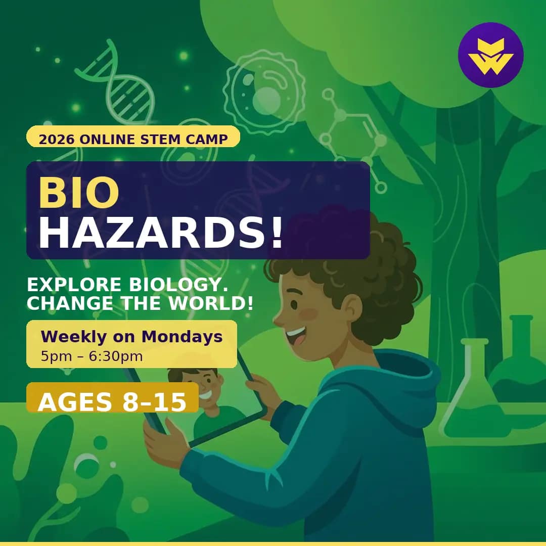 Bio Hazards!: Online 4-Week Biotechnology After-School Club