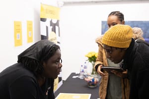 Web3sy staff at Coding Black Females Career's Fair.