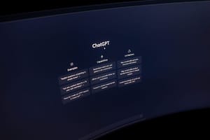 ChatGPT chat opened on web