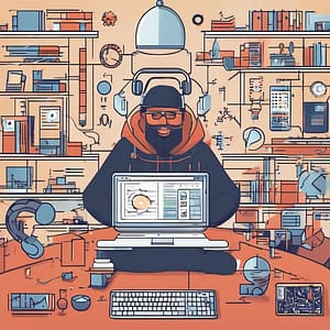 “Open Source Projects” AI generated image by https://pixlr.com/image-generator/