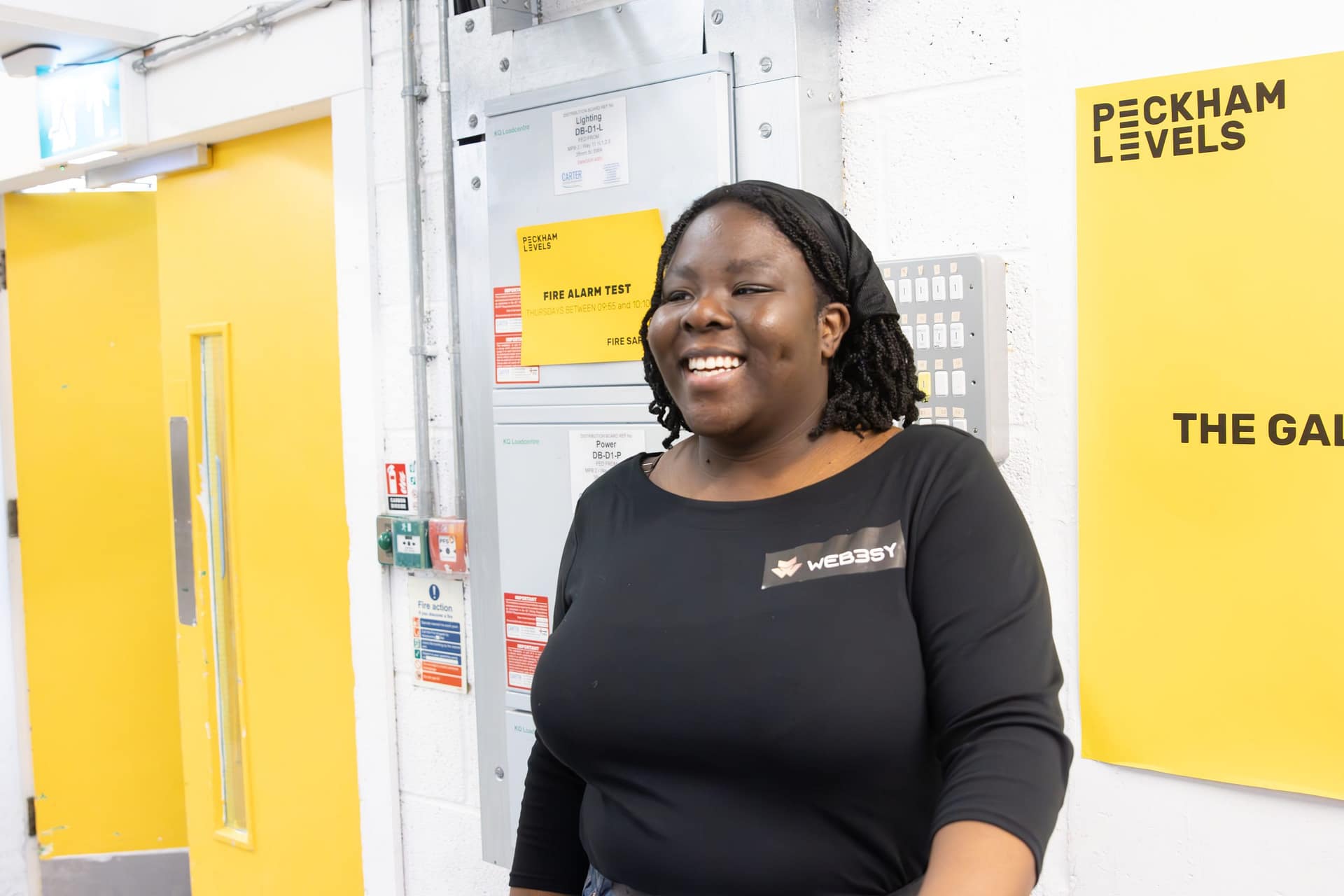 Web3sy staff at Coding Black Females Career's Fair.